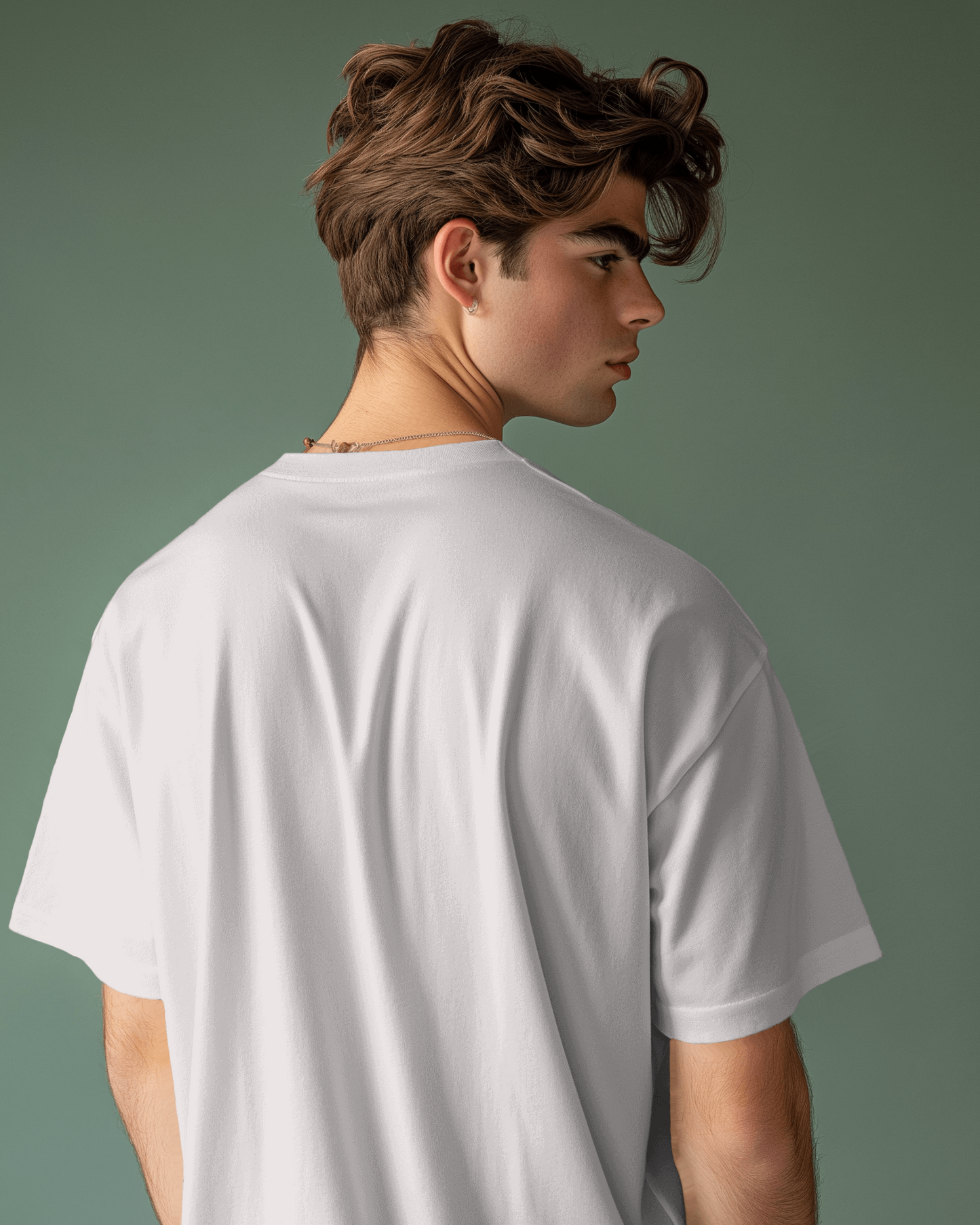 Oversized White T-Shirt for Men – Minimalist Everyday Essential