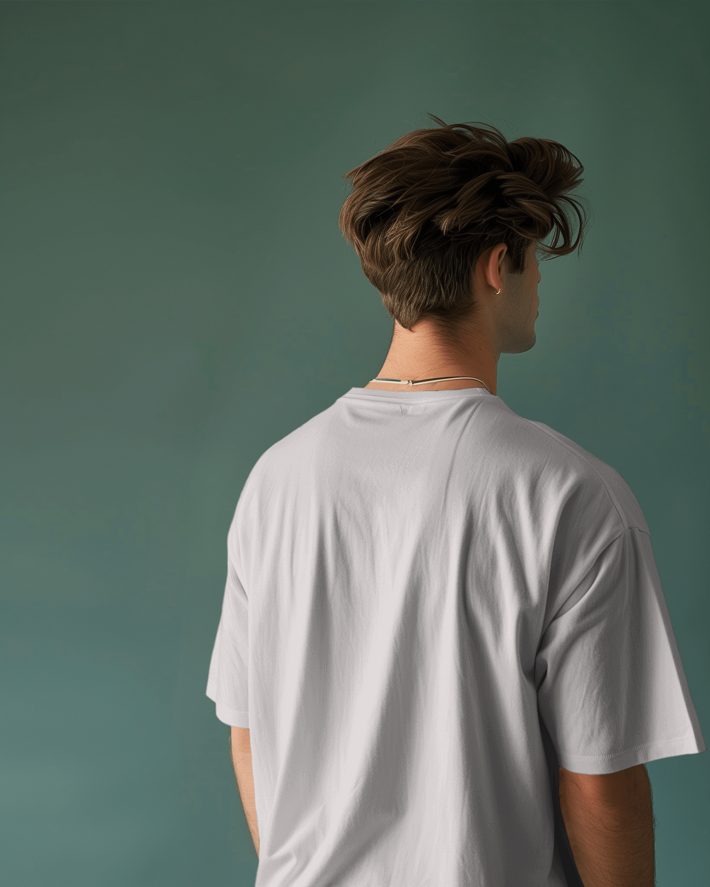 Oversized White T-Shirt for Men – Minimalist Everyday Essential